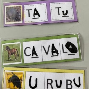 cards COMPLETAR VOGAIS ANIMAIS
