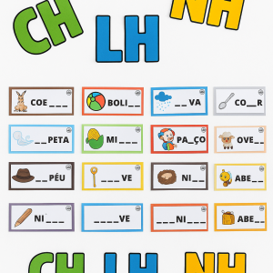 É  com LH, NH e CH ?